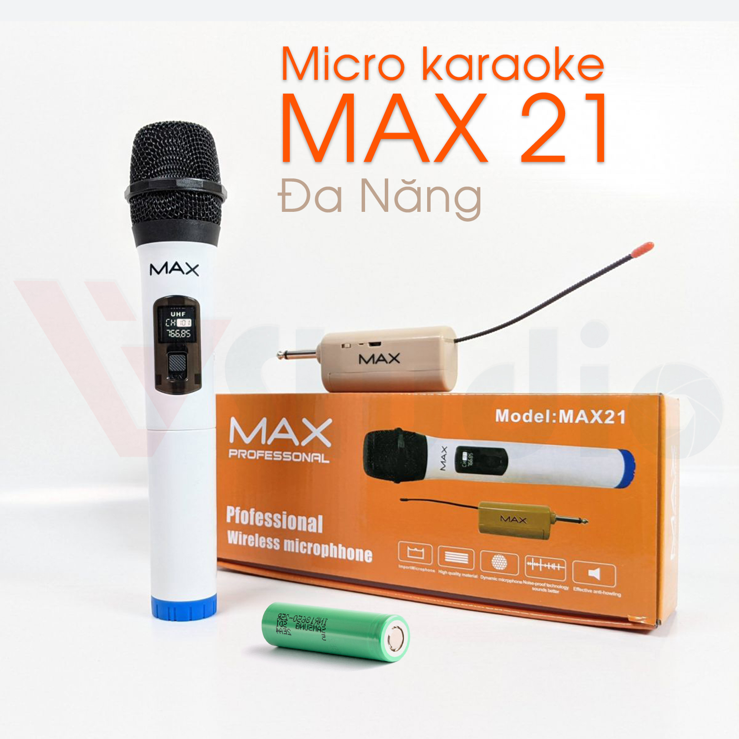 Micro MAX 21 đa năng karaoke không dây dễ sử dụng