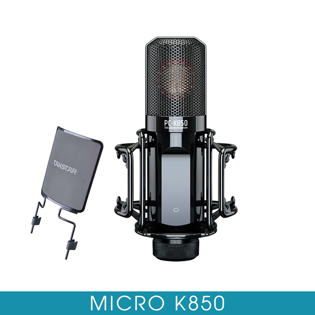 Micro thu âm K850 Takstar 48v chính hãng cao cấp