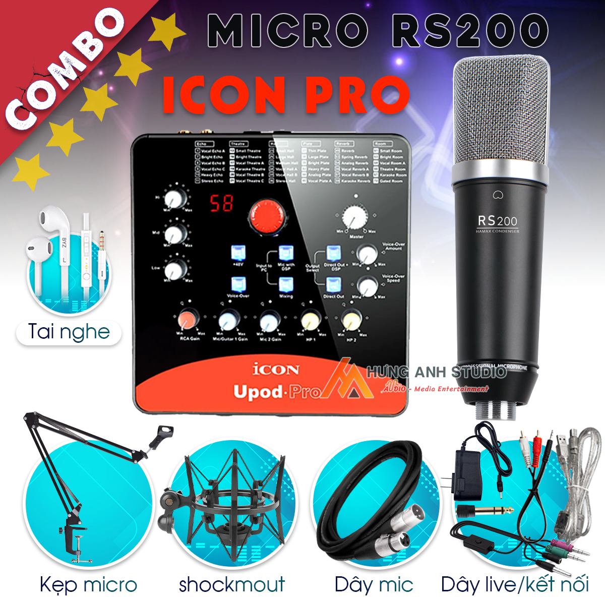 icon pro mic rs200