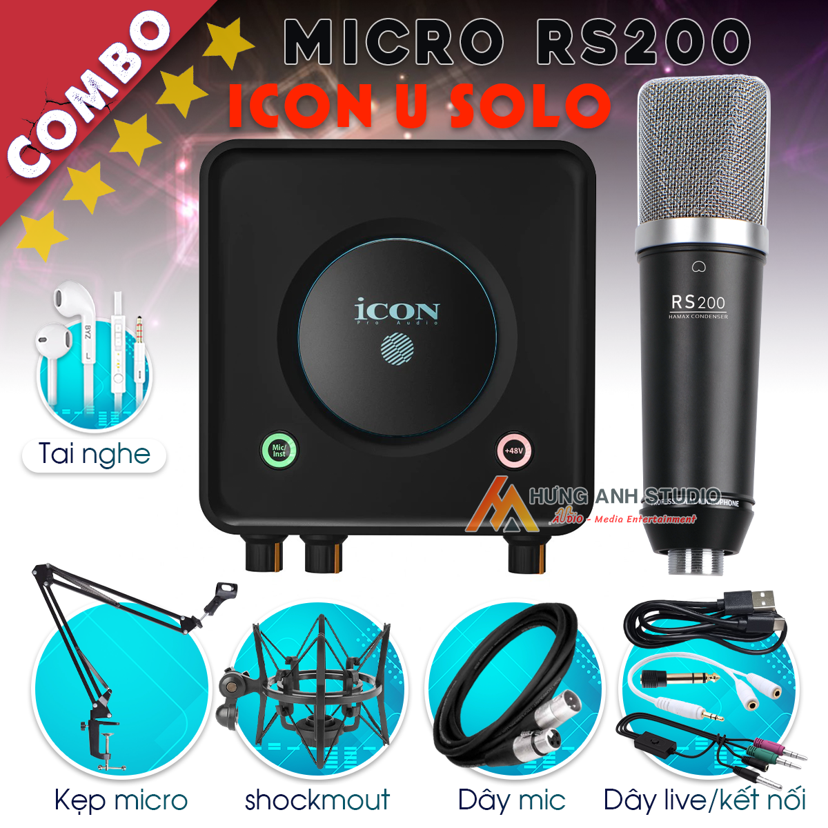 ICon U Solo + rs200
